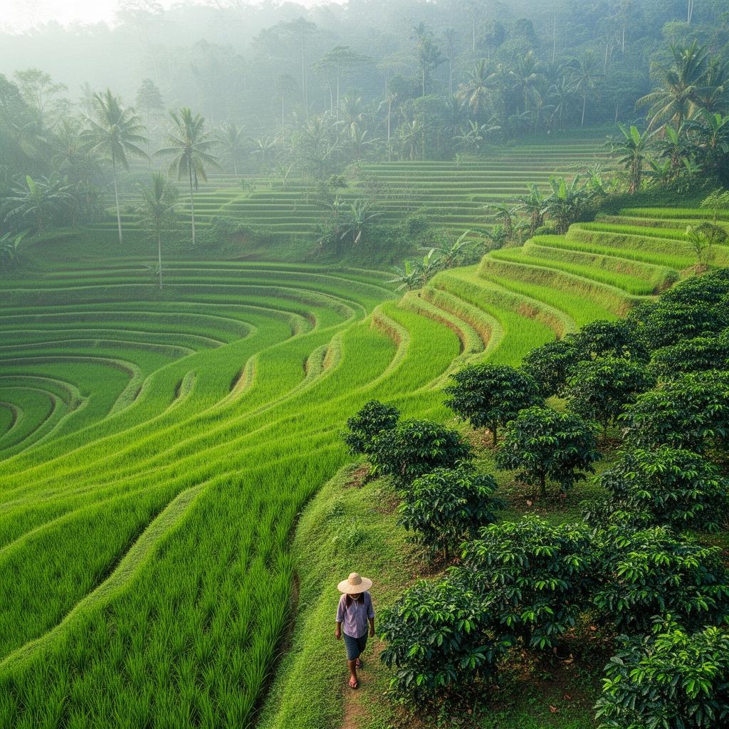 Praktik agrikultur berkelanjutan di Indonesia